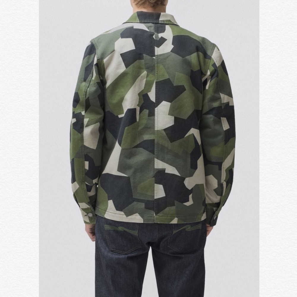 NWT Nudie Jeans Men’s Paul Swedish Camo Jacket - Picture 2 of 7